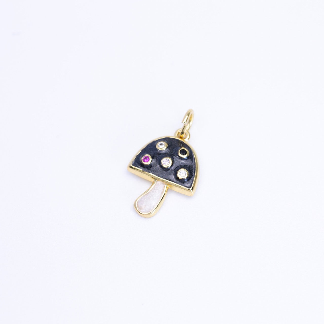 Colored Mushroom (H) Charm