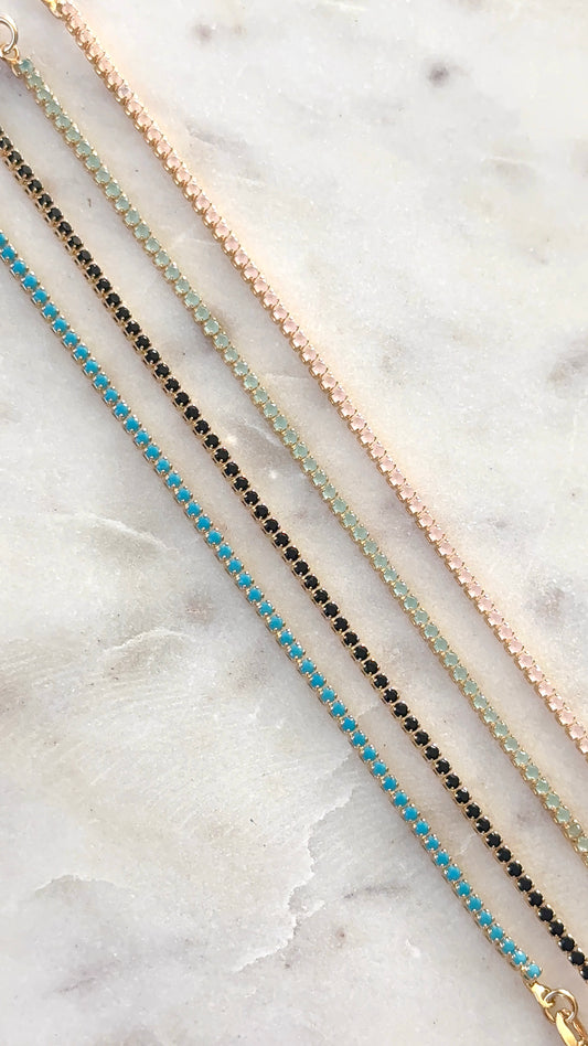 Thin Tennis Bracelet