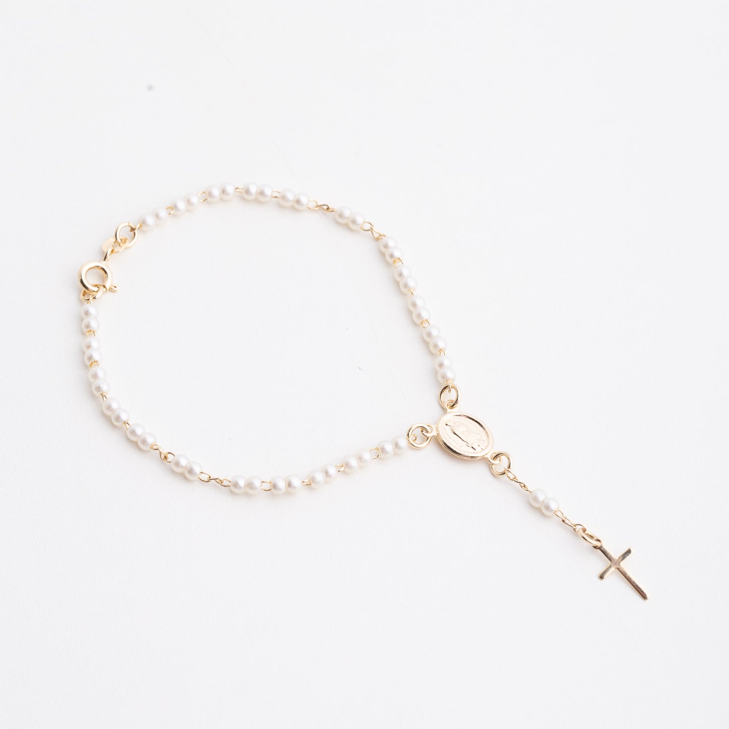 Small Pearls Rosary Bracelet