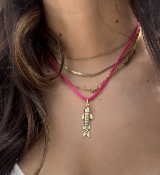 Sardine Fish Necklace