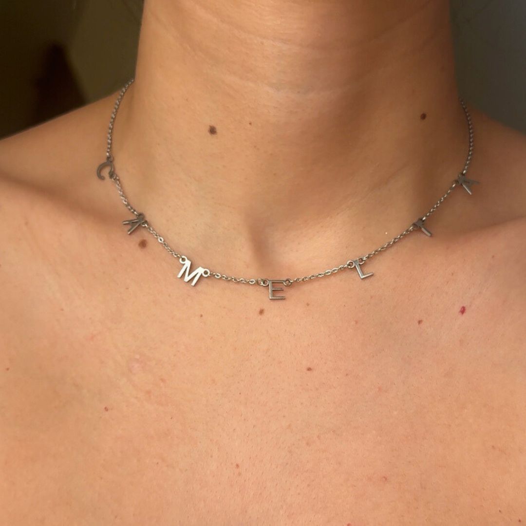 Name Initial personalized necklace