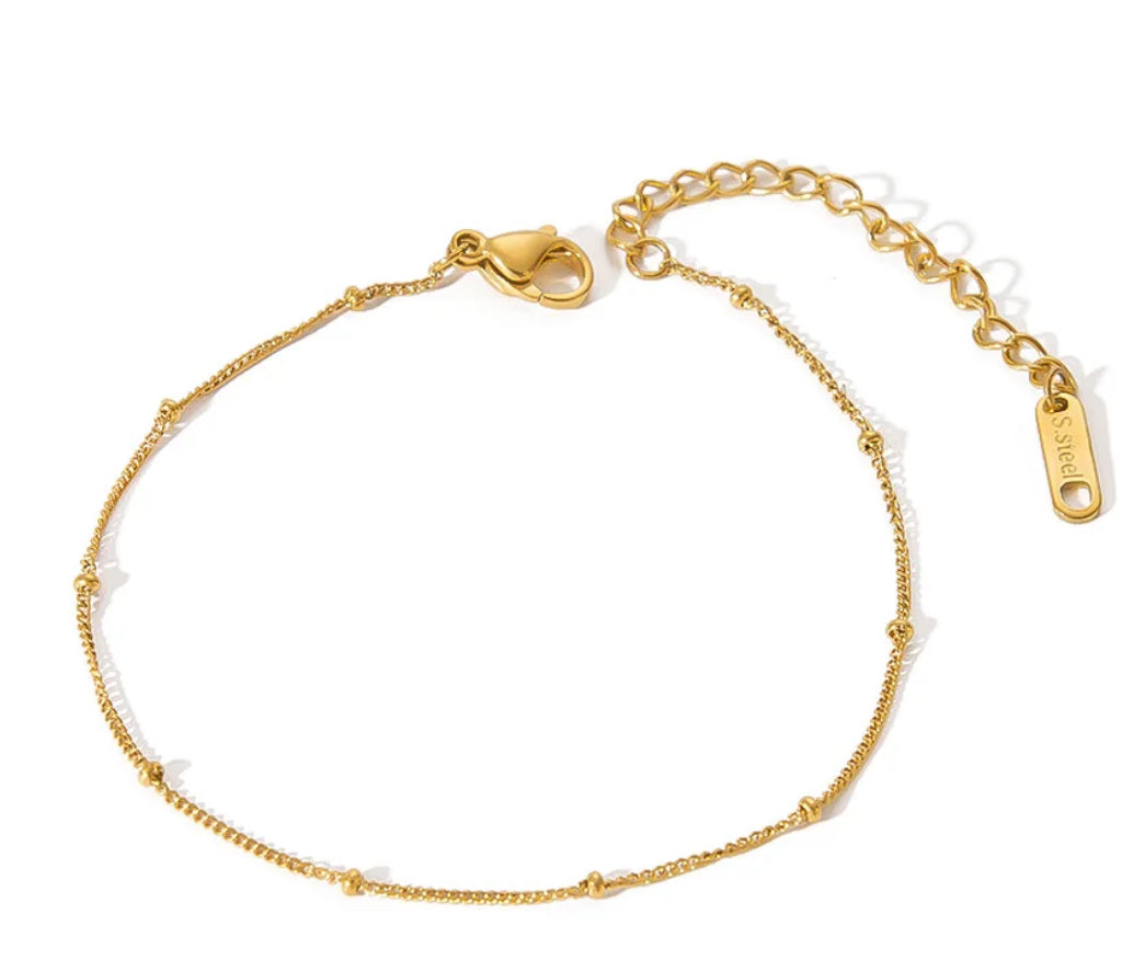 Leah Collection basic gold bracelet