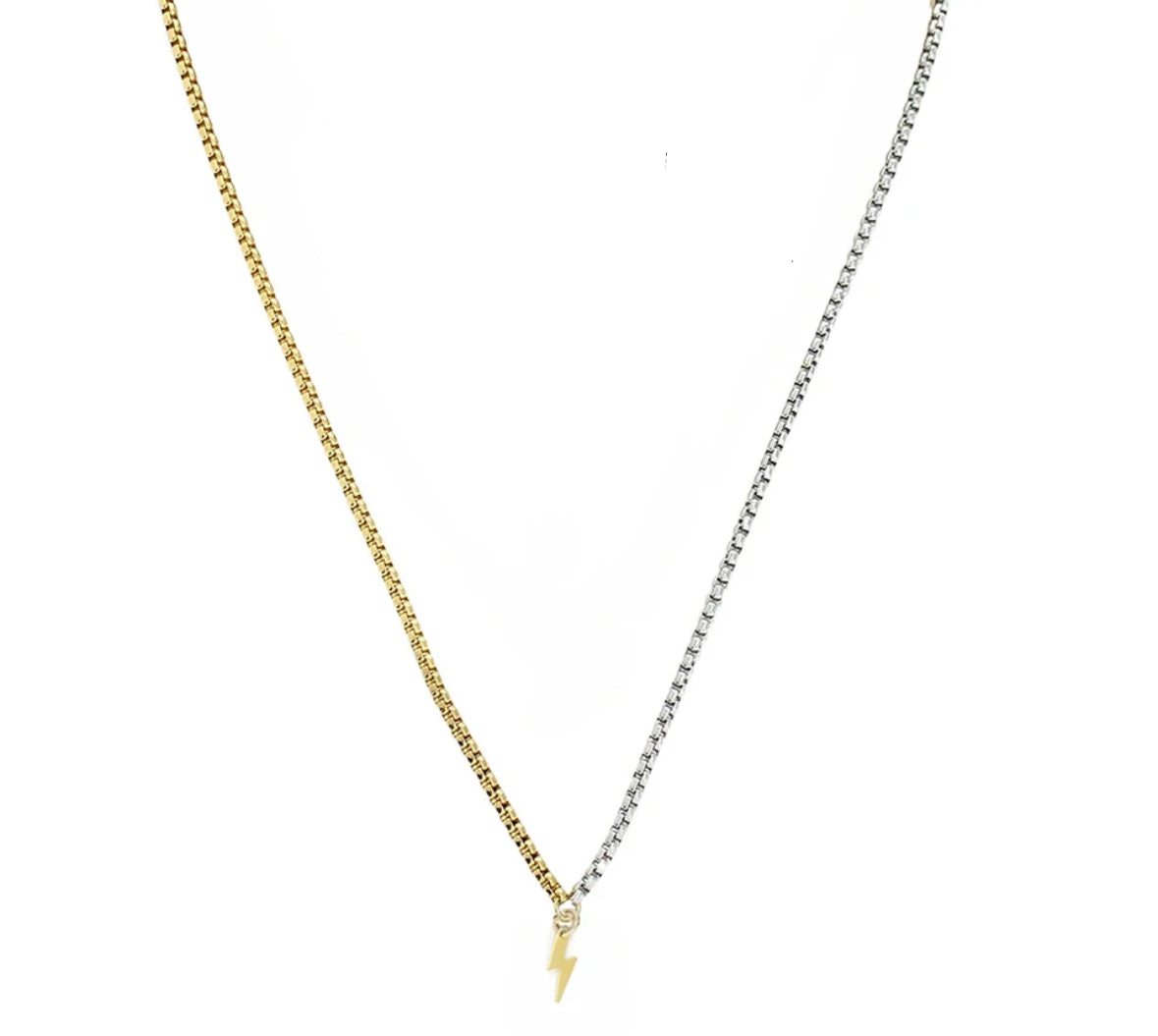 Ainarah gold and silver Necklace with pendant