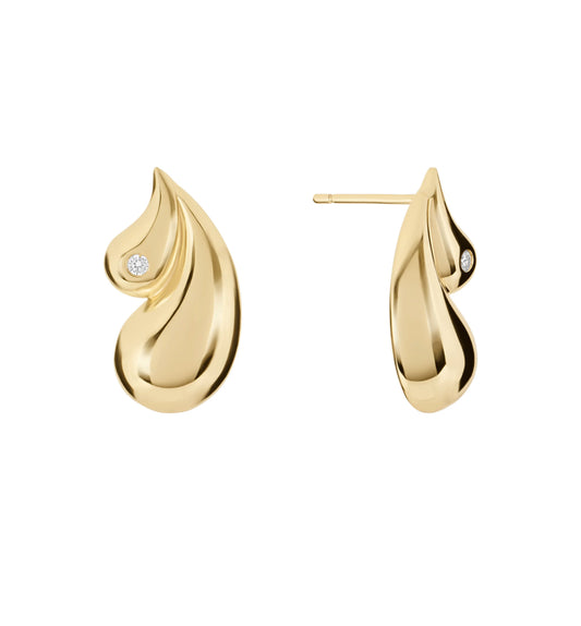 Drop studs chunky earrings