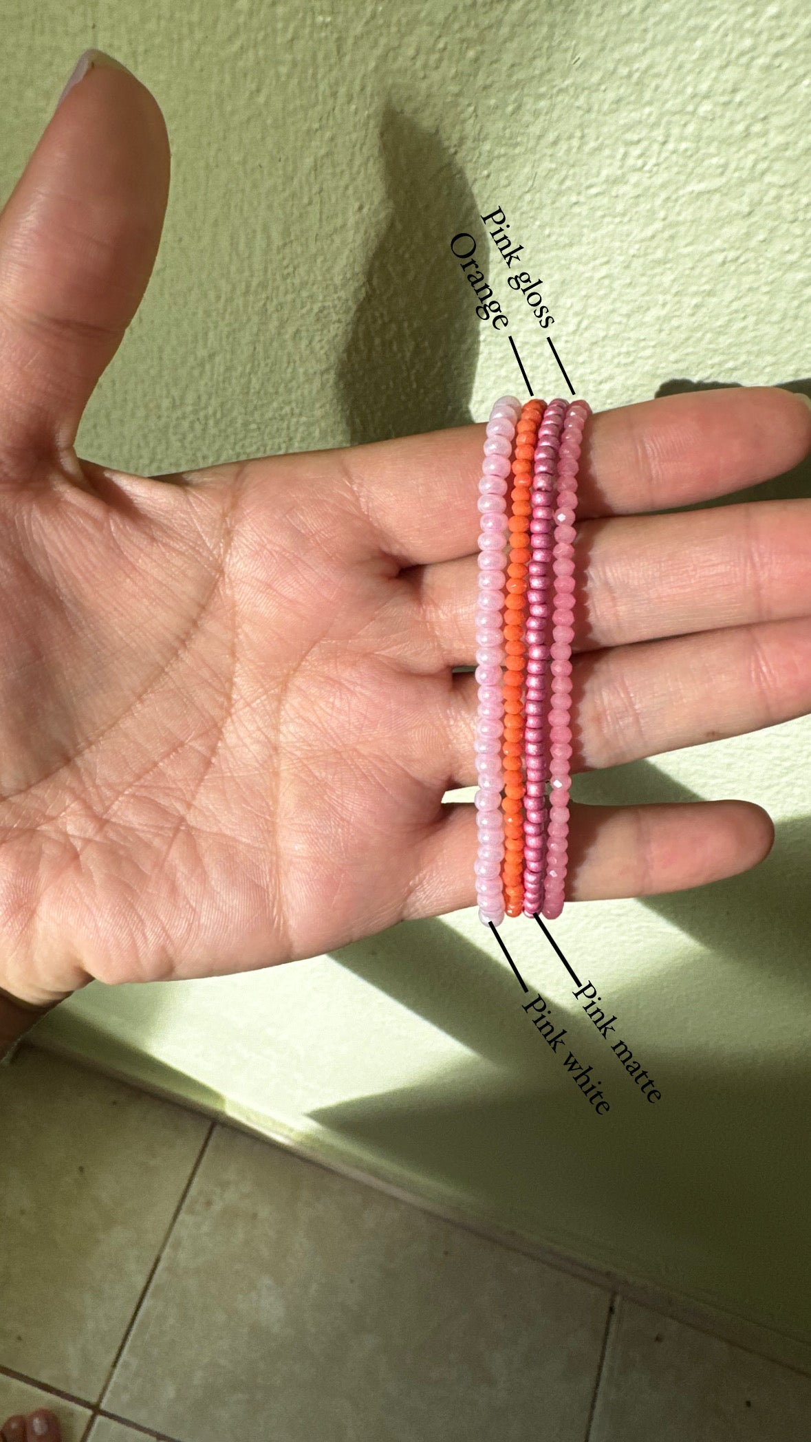 Crystal and Seed beads Bracelet