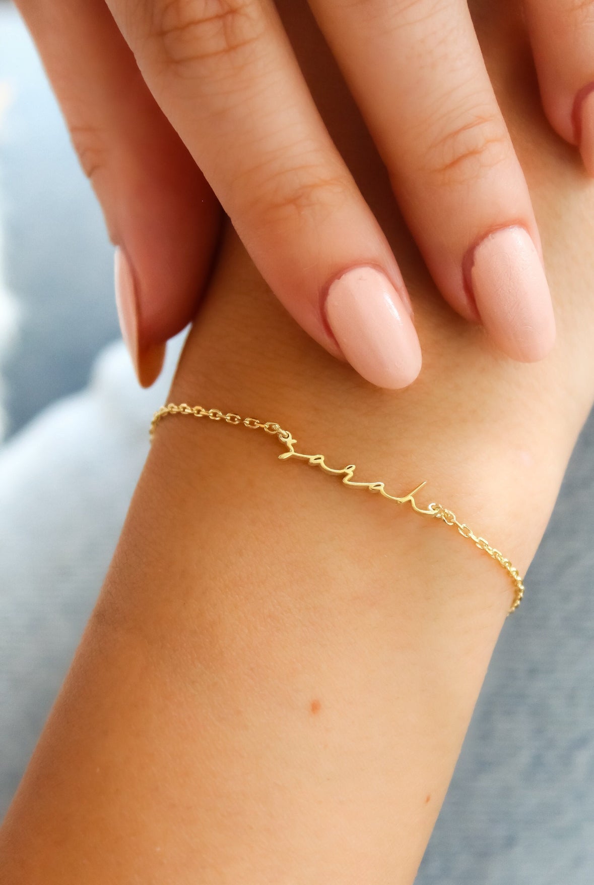 Custom name bracelet