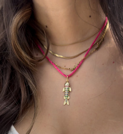 Sardine Fish Necklace