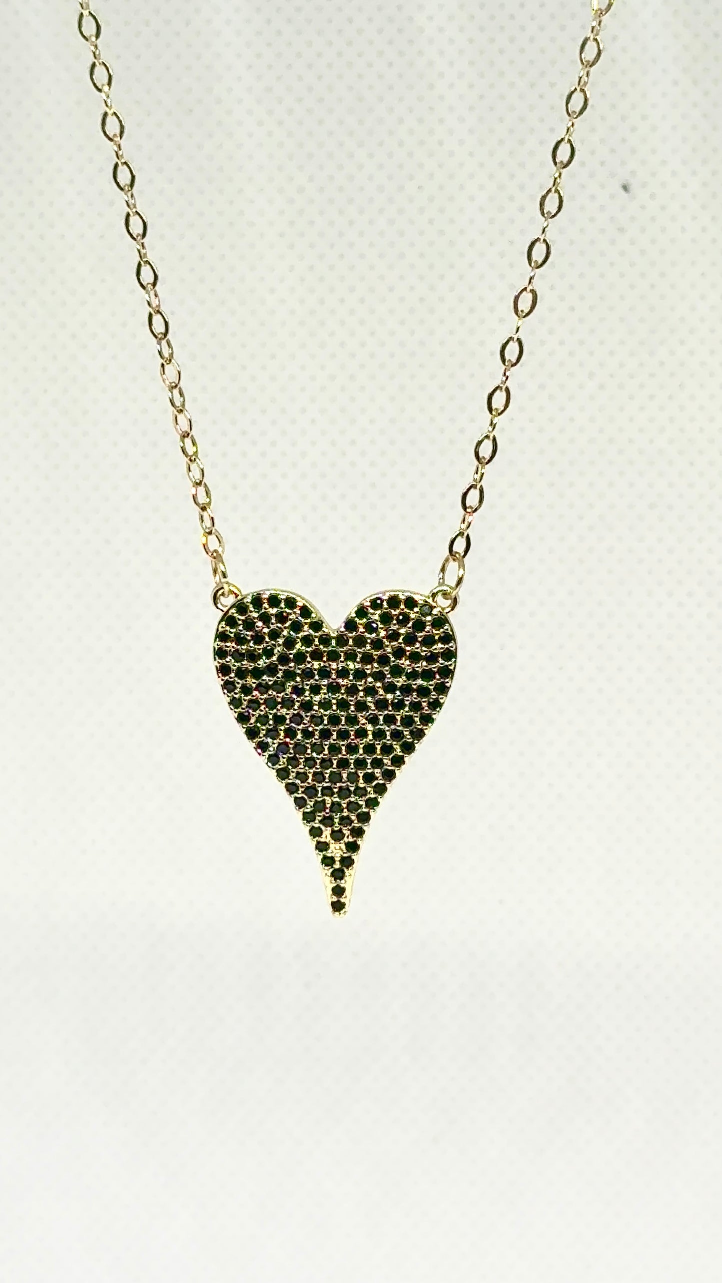 Lorraine heart gold necklace