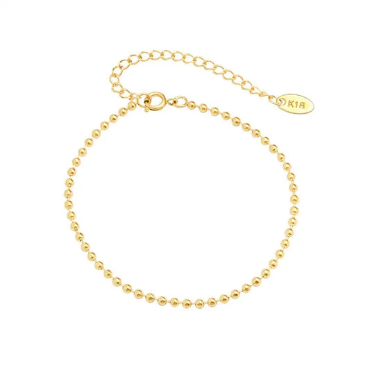 Mile gold ball bracelet