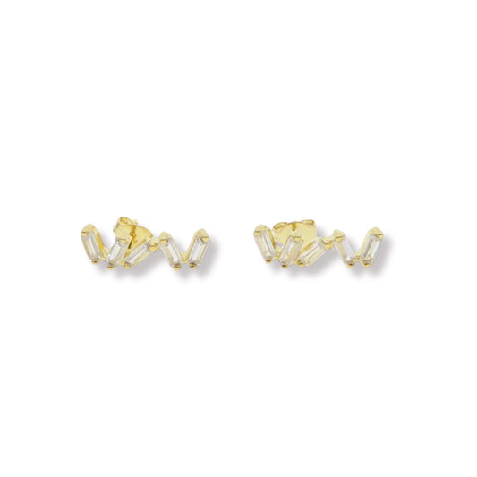 Sparkle gold wirh circonia stud