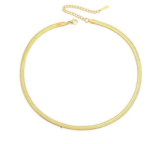 Aitana gold basic Necklace and Bracelet - Kolibri Design